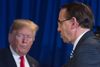 Præsident Trump ses her med Rod Rosenstein. Foto: Saul Loeb/AFP