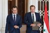 TV 2's Rasmus Tantholdt fik lov til at interviewe Syriens præsident Bashar al-Assad i præsidentpaladset. Foto: TV 2