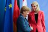 Tysklands forbundskansler, Angela Merkel, kaldte i sommer statsminister Helle Thorning-Schmidt (S) for en »fantastisk statsminister« efter et møde i Berlin. Arkivfoto: Markus Schreiber/AP