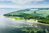 Vosnæs Pynt, hvor tre 150 meter høje vindmøller planlægges opført. Foto: Stefan Broxgaard