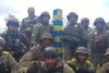 Soldaterne fra Den 127’ende Brigade optog en video af episoden inklusive en kort tale. Foto: Ukrainian Ministry of Defence/Handout via REUTERS