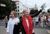 Kolesnikova (th.) forsvandt mandag, men er altså nu dukket op igen. Foto: BelaPan/Reuters