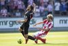 Den tidligere AaB-spiller Henrik Dalsgaard fik en hård medfart på sin gamle hjemmebane, da han var på besøg med FC Midtjylland. Foto: Bo Amstrup/Ritzau Scanpix