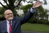 Rudy Giuliani fortalte om mødet ved en konference i Israel. Foto: Andrew Harnik/AP