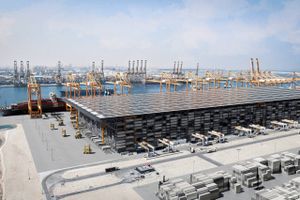 Beskyt Aarhusbugtens forslag om containertårne bliver nu undersøgt som et alternativ til en havneudvidelse. Foreningens formand inviterede Aarhus Havn til et onlinemøde med tysk konsortium.