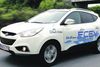 Hyundais brintdrevne SUV, ix35, kører allerede på de danske veje. Til foråret får Københavns Kommune leveret 15 af slagsen.