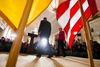 Præsident Obama og kansler Merkel understregede, at verden aldrig vil kunne acceptere, at grænserne i Europa ændres med magt. Foto: Evan Vucci