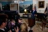 Donald Trump i Det Hvide Hus tirsdag, da han meddelte, at han trækker USA ud af atomaftalen med Iran. Foto: AP/Evan Vucci