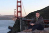 Den 27-årige, tyske andenpilot Andreas Lubitz ses her under en rejse til San Francisco i USA.