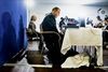 På et historisk langt pressemøde i oktober 2013 forklarede Lars Løkke Rasmussen sine rejser på første klasse og svarede på spørgsmål om rejsereglerne i GGGI. Arkivfoto: Peter Hove Olesen