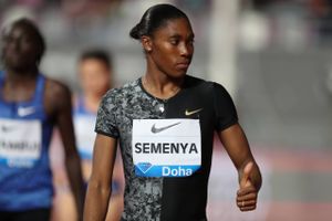 Athletics - Diamond League - Doha - Khalifa International Stadium, Doha, Qatar - May 3, 2019 South Africa's Caster Semenya before the women's 800m. Foto: Ibraheem Al Omari/Reuters
