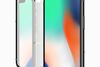 Apples nye iPhone X får ligesom Samsungs topmodeller en skærm, der dækker næsten hele fronten. Dermed er Home-knappen afskaffet og erstattet af swipes på skærmen. Foto: PR