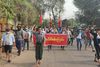 Siden militærkuppet i februar er flere end 600 civile blevet dræbt i Myanmar. Billedet her er taget og videresendt via Facebook fra en anonym kilde i landet. Foto: Facebook/AFP