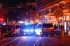 Police blocks a street near Schwedenplatz square after exchanges of gunfire in Vienna in Vienna, Austria November 2, 2020. REUTERS/Leonhard Foeger