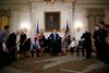 Trump mødtes onsdag med elever fra Marjory Stoneman Douglas High School og forældre for at diskutere sikkerhed i skoler. Foto: AP/Carolyn Kaster
