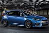 Den hurtigste serieproducerede Ford Focus nogensinde. Det er løftet, efter at Ford gav snigpremiere på den nye Ford Focus RS, som forventes at lande i Danmark mod slutningen af året. Fotos: Ford