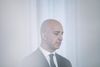 Mike Doustdar, adm. direktør i Novo Nordisk, præsenterede i sidste uge et nyt regnskab fra medicinalganten. Et regnskab, der bl.a. afslører, at selskabets udledning af klimagasser igen i 2025 steg. »Vi opnåede ingen reduktion i udledningerne i 2025,« konkluderer Novo Nordisk selv i regnskabet. Foto: Thomas Lekfeldt.