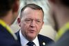 Lars Løkke Rasmussen anmodede søndag om, at den tyrkiske premierminister, Binali Yildirim, udsætter et planlagt besøg til Danmark. Foto: Olivier Matthys/AP