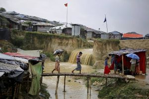Rogingya-flygtninge i en flygtningelejr i Banglasdesh. Arkivfoto: Altaf Qadri/AP