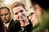 Onsdag formiddag præsenterede regeringens nye udlændinge- og integrationsminister, Inger Støjberg (V), en aftale om en lavere ydelse til bl.a. flygtninge, der kommer til Danmark. Fredag blev lovforslaget, der udmønter aftalen, så sendt til Folketinget. Foto: Anthon Unger/Polfoto