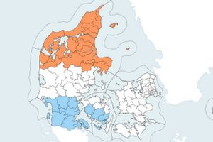 DMI har udsendt en varsel om farligt vejr grundet kraftigt snefald onsdag eftermiddag.