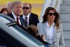 - Det ser ud til, at LeBron James gør gode ting på vegne af vores næste generation, siger Melania Trump. Foto: Markus Schreiber/AP