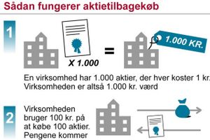 Baggrund: Fra at være lidt af en eftertanke og børsmæssig særhed er aktietilbagekøb blevet det nye sort. Men de mange milliarder, de børsnoterede selskaber i dag bruger på at købe egne aktier, er næppe et særligt godt tegn på sigt.