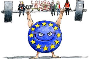 Turister, kollegaer, naboer og studerende fra hele Europa sikrer Aarhus en stærkere fremtid. Byd dem velkommen, og tænk så i det stille sind: Gudskelov for Europa!