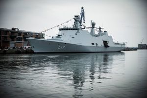 Frem til december skal krigsskibet "Esbern Snare" være en del af Natos styrker på højt beredskab.