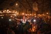 Der bliver ingen oktoberfest i år i det sydtyske - faktisk slet ingen servering overhovedet, efter den tske regering har besluttet at lukke barer og restauranter fra d. 2. november. Foto: Felix Hoerhager/dpa via AP.