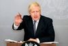 - Vi vil alle gerne have en form for jul. Vi har brug for det, sagde premierminister Boris Johnson mandag i en tale. Foto: PRU/AFP