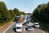 Ifølge nye tal fra Vejdirektoratet og Dansk Industri er trængslen på motorvejen i Østjylland blevet værre de seneste år. Værst står det til på strækningen mellem Fredericia og Kolding. Foto: Marie Ravn