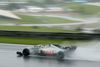 Kevin Magnussen fik to kvalifikationsrunder på meget våd asfalt i Østrig. Foto: Pool/Reuters