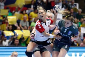 Team Esbjerg blev presset af Bucuresti, men gik videre til Champions Leagues Final 4 efter en sejr på 33-31.
