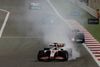 Kevin Magnussen kæmpede med Sergio Perez i begyndelsen af løbet. Foto: Hassan Ammar/AP