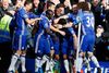 Chelseas Eden Hazard tiljubles efter sin scoring mod Arsenal. Foto: Kirsty Wigglesworth/AP
