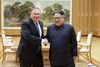 Mike Pompeo og Kim Jong-un mødte hinanden i Pyongyang tilbage i maj. Foto: Korean Central News Agency/Korea News Service via AP