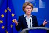 - Jeg er overbevist om, at EU kan modstå dette chok. Men hvert medlemsland må leve op til sit ansvar, og EU skal handle beslutsomt, koordineret og samlet, lyder det fra formand Ursula von der Leyen. Foto: Kenzo Tribouillard/AFP