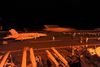 Amerikanske kampfly og droner gik natten til tirsdag på vingerne og angreb en snes mål i Syrien. Det skønnes, at 120 hellige krigere blev dræbt ved angrebene. Foto: Robert Burck/AP
