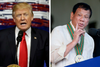 Donald Trump besøger i november Filippinernes præsident, Rodrigo Duterte, og de to skal nu også mødes i Det Hvide Hus i Washington. Foto: Kiichiro Sato/AP og Bullit Marquez/AP