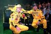 Ralf Schumacher (til venstre) blev beordret til at lade holdkammeraten Damon Hill vinde det belgiske grand prix i 1998, selv om tyskeren var den stærkeste på dagen.