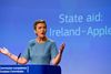 Margrethe Vestager, konkurrencekommissær i EU, foreslår, at retssagen mod Irland skal trækkes tilbage, efter Apple har betalt omkring 100 mia. kr. tilbage i skat. Foto: Virginia Mayo/AP