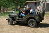 Willys Jeep'en blev valgt frem for konkurrenterne takket være en kraftigere motor. Der er kun plads til tre i bilen, to foran og en bagved. Foto: Andreas Lang Hedegaard.