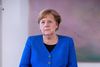 20 May 2021, Berlin: Federal Chancellor Angela Merkel (CDU) sits during the presentation of the certificate of dismissal to the previous Federal Minister for Family Affairs Giffey (SPD) and the certificate of appointment as the new Federal Minister for Family Affairs to Federal Minister of Justice Lambrecht (SPD) by Federal President Steinmeier at Bellevue Palace. Following the ongoing discussions about the possible revocation of her doctorate, Giffey had asked for her resignation. The resignation will only become effective when the Federal President hands over the certificate of dismissal. Lambrecht is to take over Giffey's duties until the end of the legislative period in addition to her office as Federal Minister of Justice. Photo by: Bernd von Jutrczenka/picture-alliance/dpa/AP Images