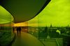 Regnbuen på taget af kunstmuseet Aros i Aarhus. Foto: Carsten Ingemann/AP