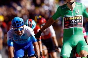 Michael Matthews blev nummer to for anden gang på tre dage og har efterhånden ventet fem år på en etapesejr.