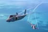 F-35 på øvelse. Programmet, som de danske fly skal træne efter, blev i sin tid bl.a. udviklet til det amerikanske træningsakademi Topgun, der tilbage i 1980’erne blev verdensberømt i filmen af samme navn med Tom Cruise i hovedrollen. Nu skal danske piloter sammen med kollegaer fra Storbritannien, Norge og Holland træne lignende øvelser over Nordsøen. Arkivfoto: Tim Laurence/EPA