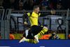 Jacob Bruun Larsen efter sit første mål for Borussia Dortmund i onsdagens 7-0 sejr over Nürnberg. Siden har han scoret endnu et mål og lavet en assist. Foto: Ina Fassbender/AFP