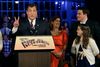 Chris Christie, en mulig præsidentkandidat i 2016, sammen med sin familie efter guvernørvalgsejren.
