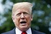 Fra talerstolen sagde Donald Trump bl.a., at han ikke håber, det bliver nødvendigt at tage landets militærkræfter i brug. Foto: Jacquelyn Martin/AP